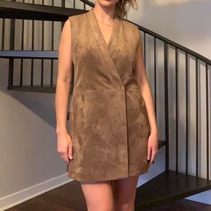 Faux suede BCBG mini dress